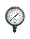 Radial pressure gauge Ø63 all stainless steel glycerine-filled