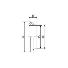 Douille à souder SMS inox 316L 2