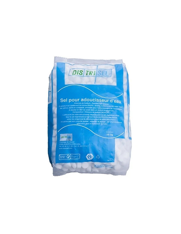 Pastilles de sel adoucisseur d'eau - sac 15kg