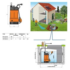 TOP MULTI 2 submersible multi-impeller pump 2