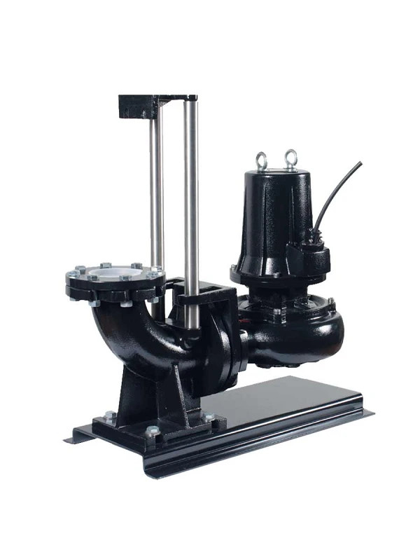 Kit pompe de relevage Fonte roue vortex DN100 - PA-KV (4 pôles)