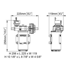 Groupe surpresseur eau 12/24V à vitesse variable UP14/E 2