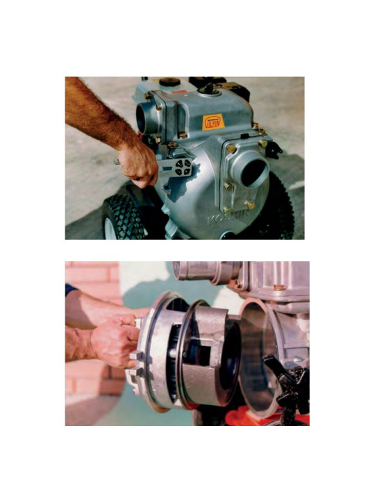 Pompe auto-amorçante eaux chargées MTH