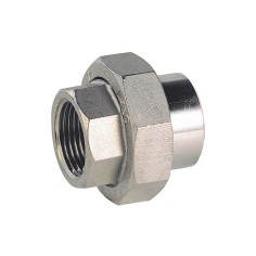 Raccord union inox 316 femelle à visser et souder BW