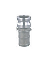 Aluminium cam coupling type E barbed sleeve adaptor