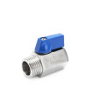 Mini vanne sphérique inox 316 M/F