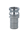 316 stainless steel cam coupling type E barbed sleeve adaptor