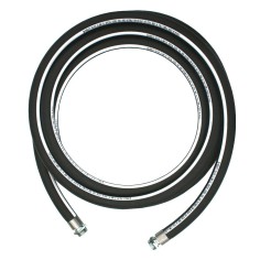 Flexible carburant tuyau diamètre 25mm - Connexion 1" mâle BSP - Longueurs 2m, 4m, 6m, 8m, 10m et 15m.