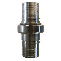 Raccord Macon cannelé complet inox 316