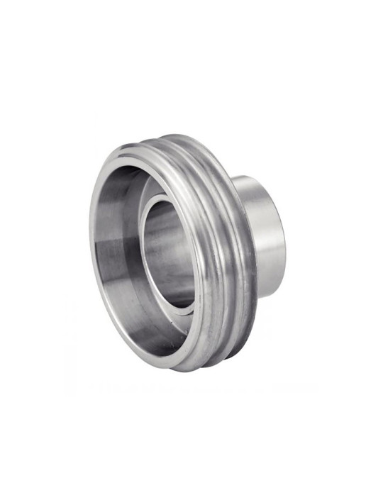 Raccord DIN nez fileté à souder inox 316L