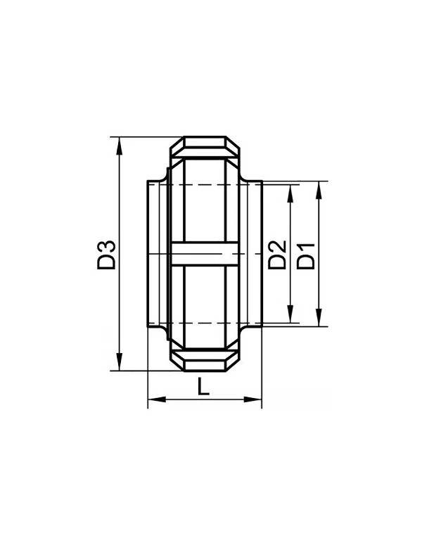 Raccord SMS complet à souder inox 316L
