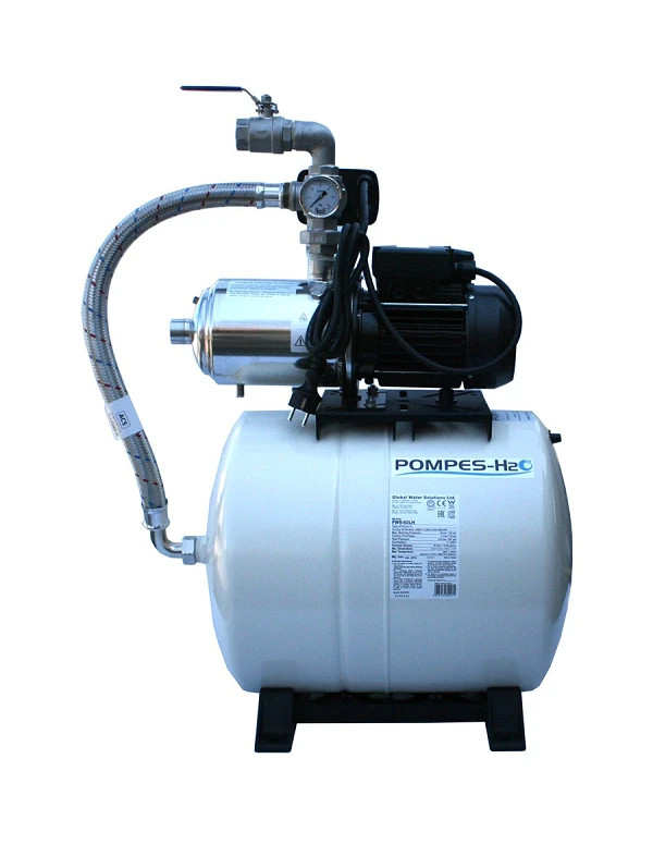Groupe surpresseur 60 L avec pompe multicellulaire Multinox