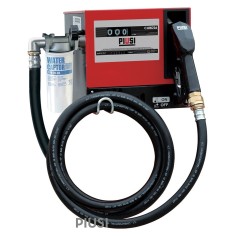 Borne de distribution gasoil CUBE 56 avec filtre séparateur, fixation mural ou sur pieds, débit 56 l/min, alimentation monophasé