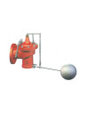 Flanged cast iron float valve