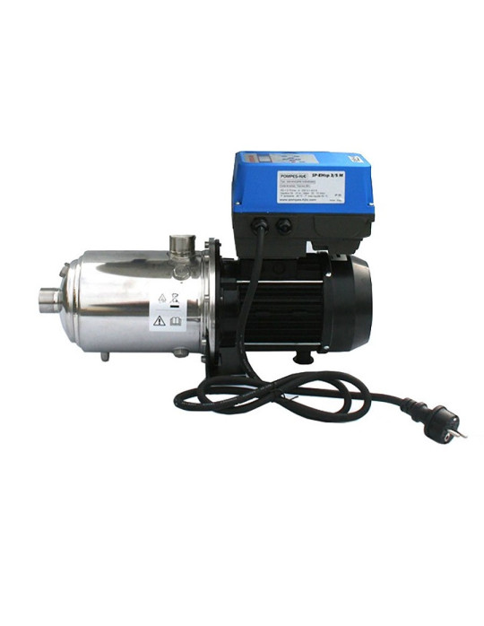 Surpresseur à vitesse variable avec pompe multicellulaire inox 304