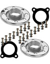 Kit brides embouties taraudées centre BSP inox 316