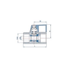 Mini vanne sphérique inox 316 F/F 2