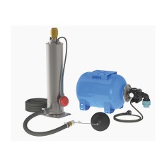 Kit surpresseur avec pompe immergée spéciale eau de pluie (2 m3/h)