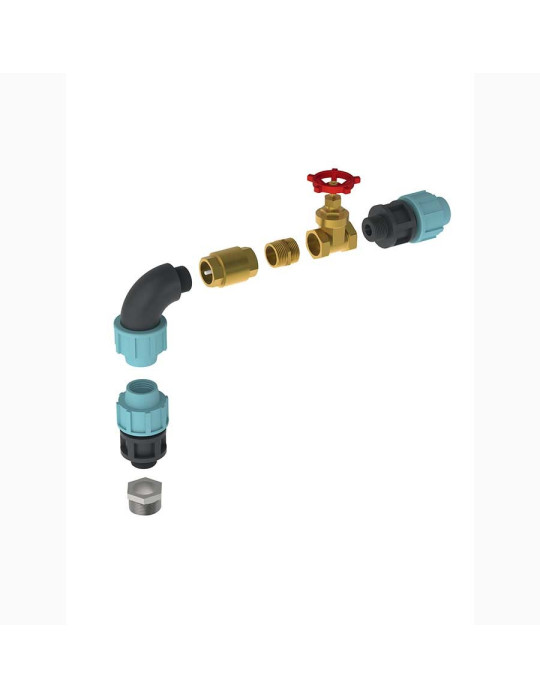 kit de raccords pour sortie de pompe immergée 1"1/4