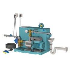 Kit gestionnaire récupération eau de pluie Calpeda GEP24 E NGXM2-80 FB 2