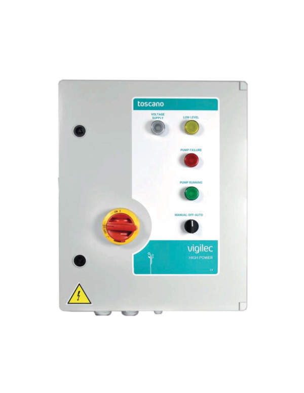 Armoire de gestion 1 pompe immergées ou de surface démarrage progressif VIGILEC