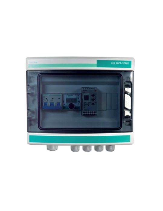 Coffret de gestion 1 pompe immergées ou de surface démarrage progressif ECO-SOFTSTART