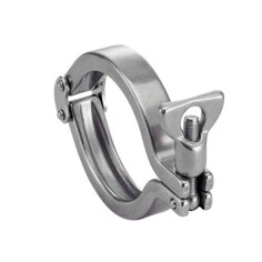 Collier clamp double articulation inox 304