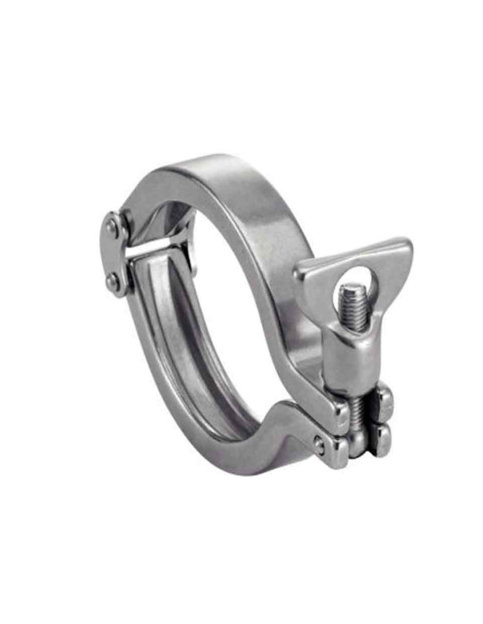 Collier clamp double articulation inox 304