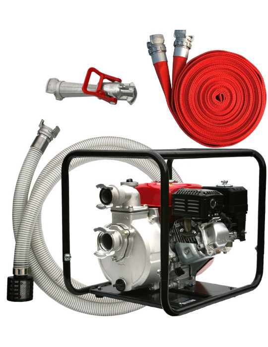 Kit motopompe incendie HONDA 5.5 CV