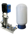 Vertical variable speed booster set on chassis 15 SVI - 24 m3/h