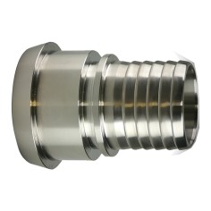 Raccord DIN douille cannelé inox 316L