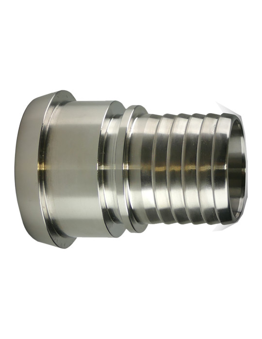 Raccord DIN douille cannelé inox 316L