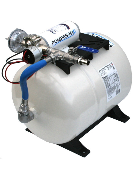 Groupe surpresseur eau 60L - Alimentation 12V et 24V - Débit 36 l/min
