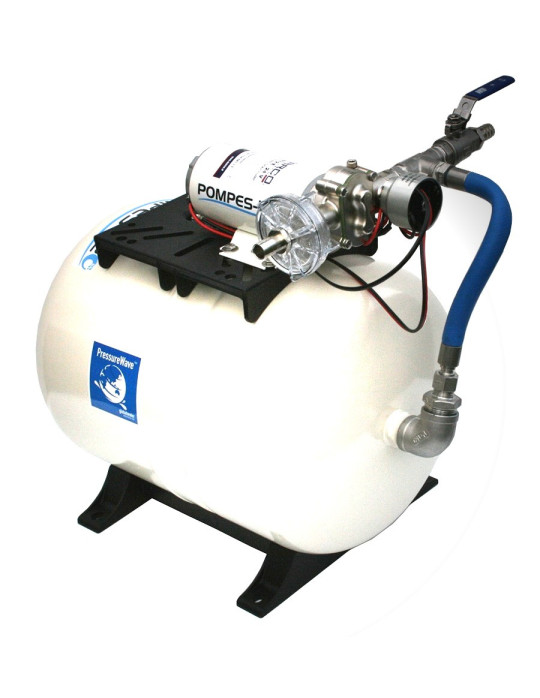 Groupe surpresseur eau 60L - Alimentation 12V et 24V - Débit 36 l/min