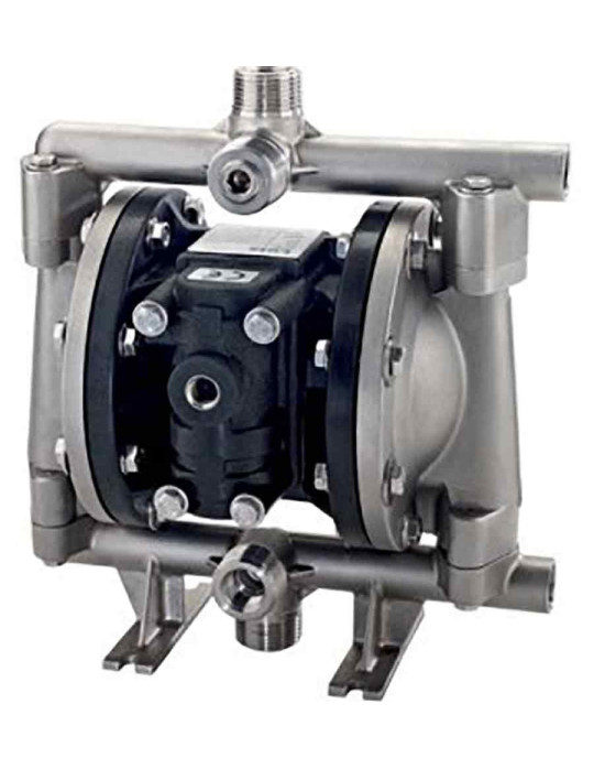 Pompe pneumatique à double membrane alu Lutz