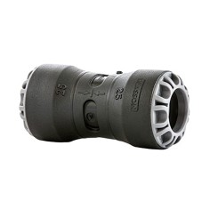 Manchon égal encliquetable Plasson tube PVC - DN25 à DN63