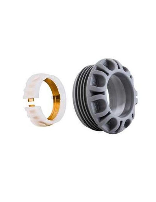 Kit d'adaptation encliquetable pour tube PVC