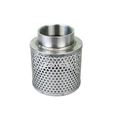 Crépine inox 304 avec manchon taraudé BSP 2",3" et 4"