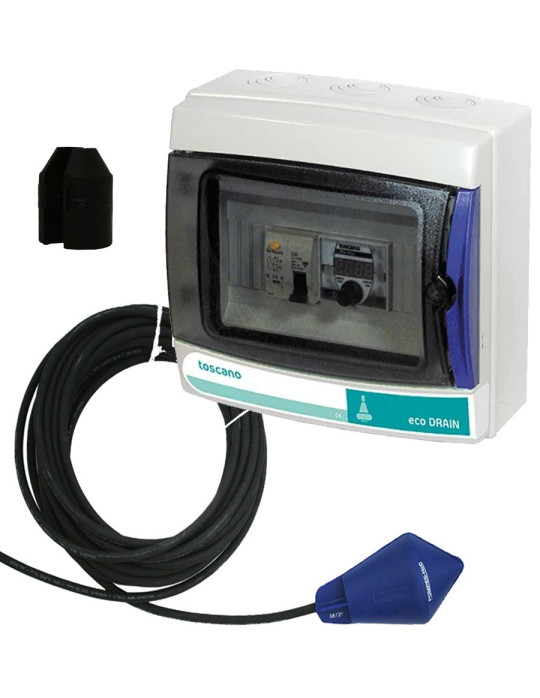 Coffret de commande et protection 1 pompe de relevage - ECO-DRAIN