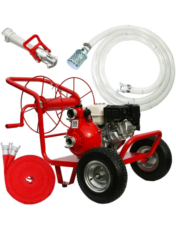 Motopompe incendie HONDA 5.5 CV sur chariot VAC - 85P