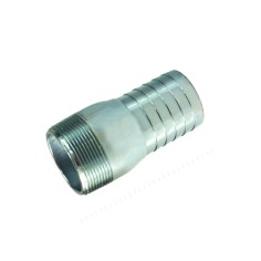 Raccord droit KC Acier BSP à douille crantée