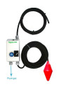 Control and protection box for three-phase lift pump