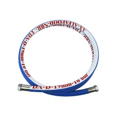 Flexible FDA NBR refoulement alimentaire 1" BSP F inox 316 - ALFAFOOD