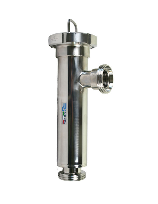 Filtre équerre DIN25 M/M inox 304