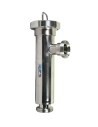 Filtre équerre DIN25 M/M inox 304
