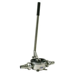Pompe manuelle inox à membrane, débit 50 à 60 l/min, hauteur maxi 4 m