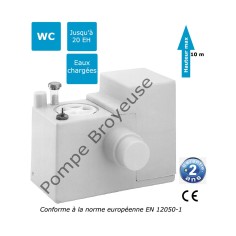 Station de relevage compact avec broyeur eaux chargées Sanipower