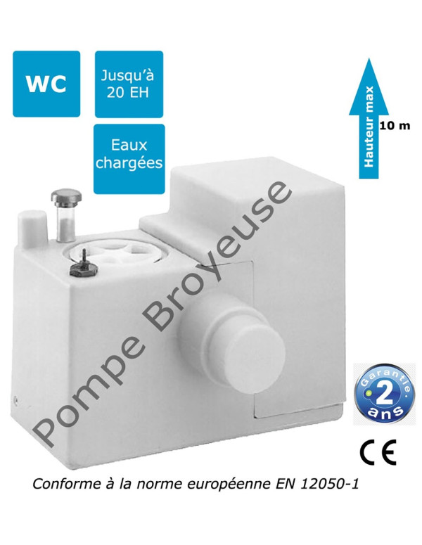 Station de relevage compact avec broyeur eaux chargées Sanipower