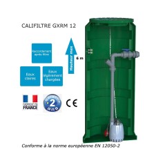 Station de relevage eaux claires ou légèrement chargées - CALIFILTRE