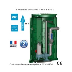 Station de relevage CALPEDA CALIDOM 1.10 Kw 2